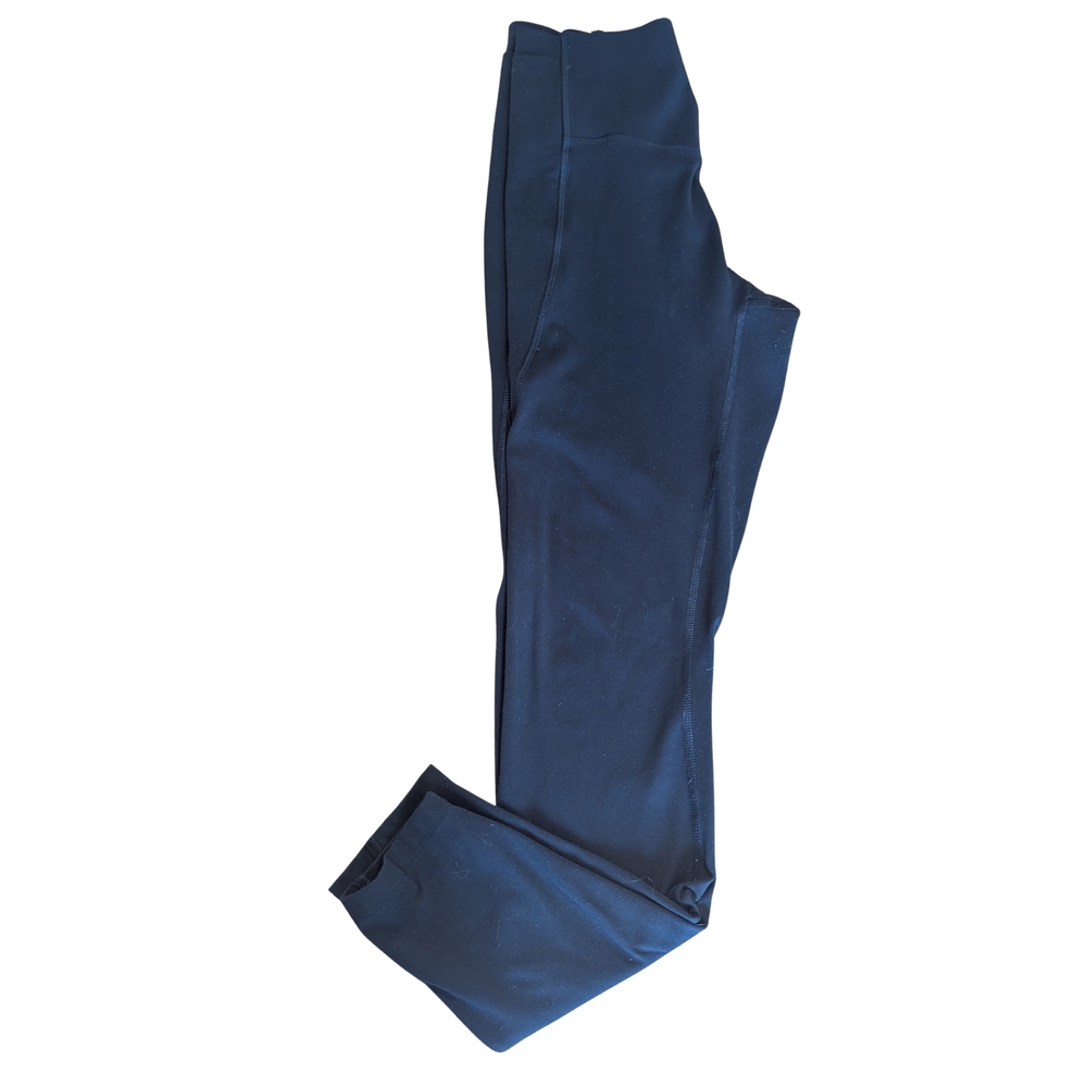EUC All in Motion womens medium high rise pockets black athletic leggings